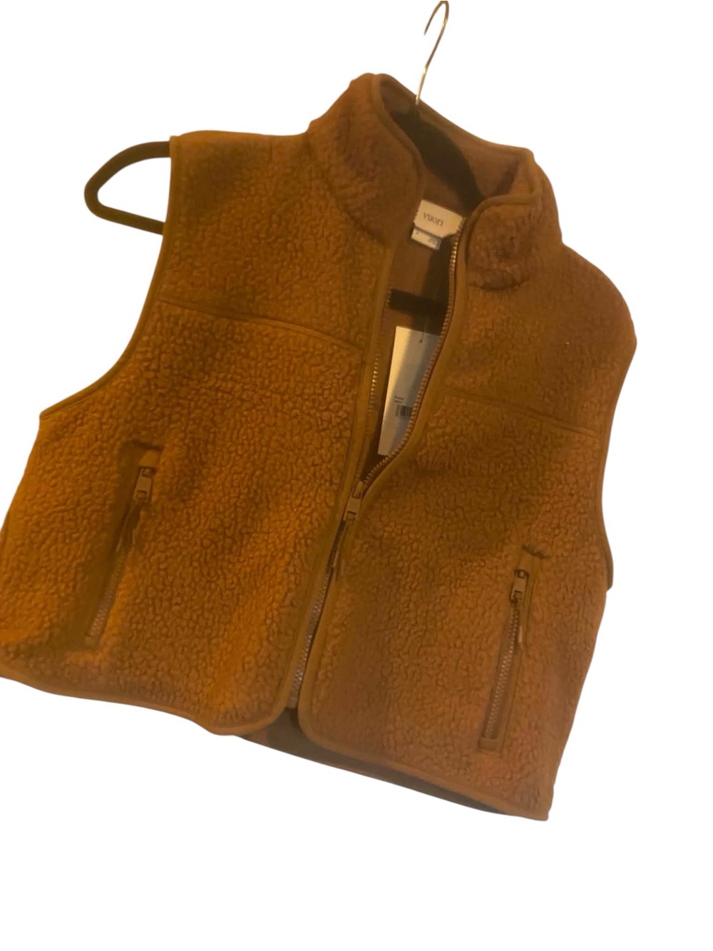 NWT Vuori Aspire Vest Bourbon Size Medium